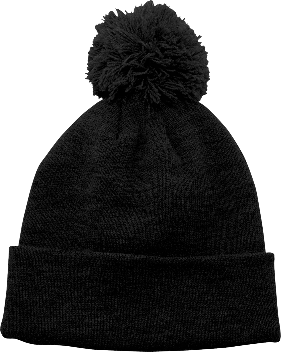 AX Double-Layer Pom Beanie