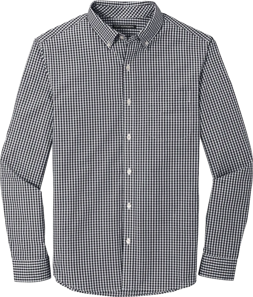 AX Wrinkle-Resistant Gingham Shirt